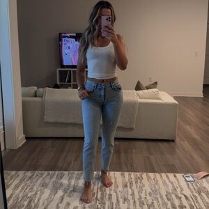 NWT Revolve GRLFRND Denim The Karolina in Slow Down